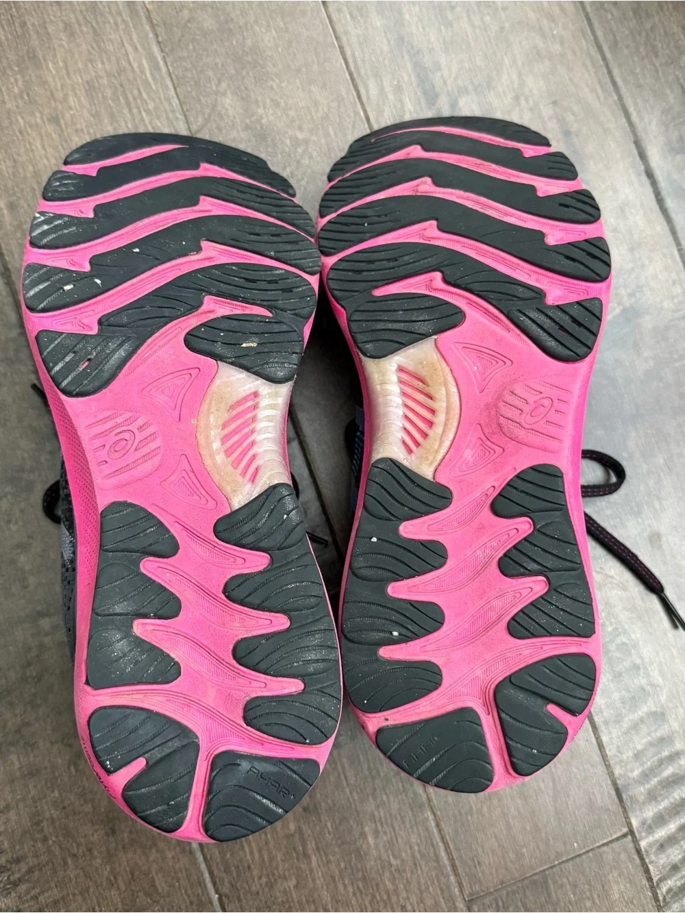 Asics Gel Nimbus 23 Black & Pink Women's Athletic Running Tennis Shoes Sneakers